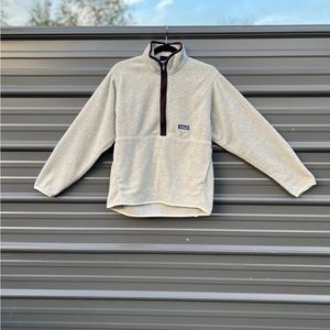 Patagonia Synchilla 1/2 Zip Tan Brown Pullover